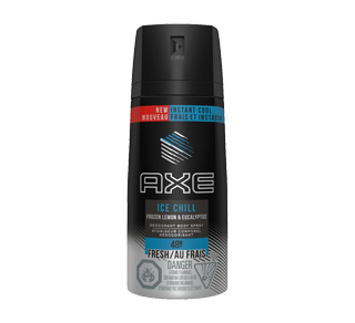 slepen Supplement Moeras Ice Chill Deodorant Body Spray, 113 g, Frozen Lemon & Eucalyptus – Axe :  Body deodorant | Jean Coutu