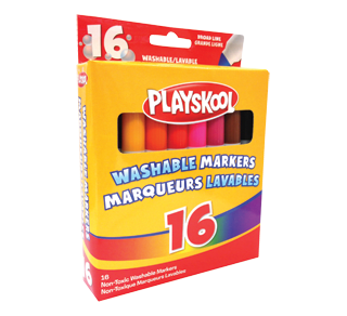 Playskool - Crayons lavables, paquet de 36, Fr
