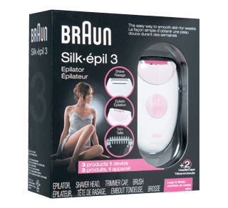 Original Braun Epilator Silk-epil 3 3440 Electric Epilator for