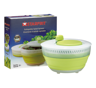 starfrit collapsible salad spinner new inbox