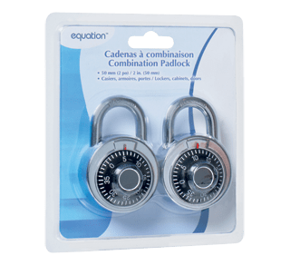 Wewoo - Cadenas Serrure à combinaison à 4 chiffres Porte et fenêtre à en U  pour boîte à outils bleu - Verrou, cadenas, targette - Rue du Commerce