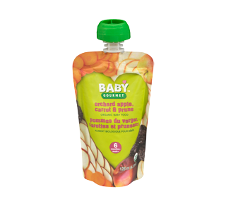 Pommes Du Verger Carottes Et Pruneaux 128 Ml Baby Gourmet Aliments Et Jus Jean Coutu