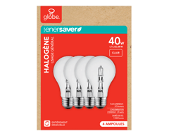 Ampoules halogènes entièrement graduelle, 2 unités, blanc doux