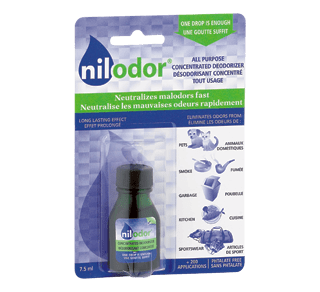 Désodorisant et éliminateur d'odeur, 7,5 ml – Nilodor