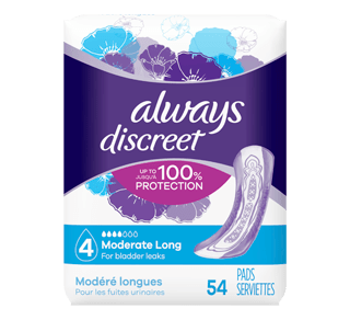 Culottes d'incontinence et post-partum Always Discreet, G, maximum plus, 4x  plus de douceur, testées sous contrôle dermatologique, sans parfum 24  culottes 