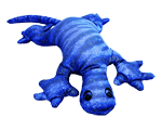 Magnets animaux bleus artisanaux  Les Choupinous  - Lot de 3