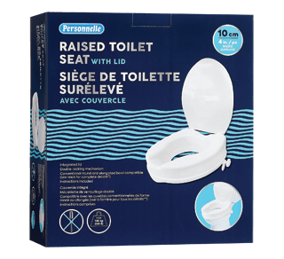 Siege Toilette Sureleve De 2 Av/Couvercle