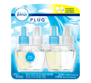 Recharge d'huile parfumée Febreze 3 Recharges ciel et air frais