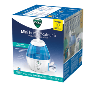 Humidificateur ultrasonic mini sans filtre. vapeur froide, 1 unité – Vicks