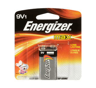 Piles, emballage régulier, max 9v-1 – Energizer : Pile et batterie standard