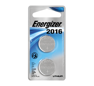2016 piles lithium, 2 unités – Energizer : Montre