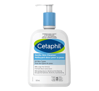 Nettoyant doux pour la peau, 500 ml, sans parfum – Cetaphil