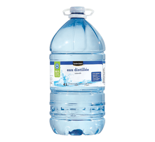 Eau traitée déminéralisée, 8L – Québec-O : Eau naturelle