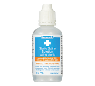 Solution saline stérile, 60 ml – Personnelle : Crème, onguent, désinfectant