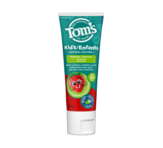 Dentifrice pour enfants avec fluor, 90 ml, fraises fofolles – Tom's of  Maine : Pâte à dents