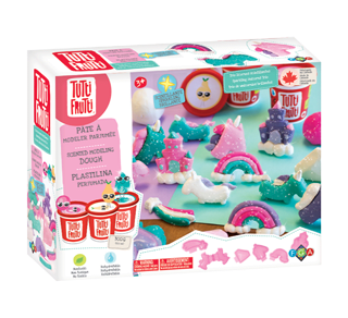 Trio de pâtes à modeler scintillantes, 3 unités, licorne – Tutti