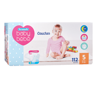 Couches pour bébé, #5, 112 unités – Personnelle : Couche