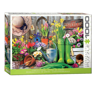 Puzzle 1000 pièces : Jardin de Pâques