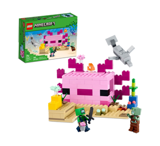 Minecraft ensemble de construction La maison Axolotl, 1 unité – Lego :  Cadeaux pour tout petits