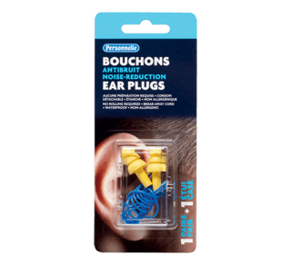 Bouchons d'oreilles en cire souple avec étui, 6 unités – Personnelle :  Lingettes, bouchons et autres