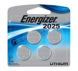 2025 piles lithium, 4 unités – Energizer : Montre