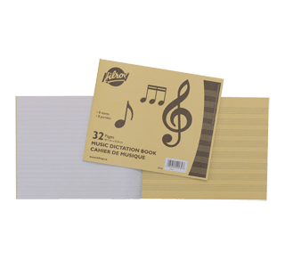 Cahier de musique – Hilroy : Cahiers de notes et papiers