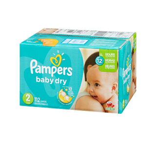 Couches Baby Dry 112 Unites Taille 2 Format Super Pampers Couche Jean Coutu