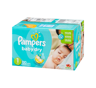 Couches Baby Dry 1 Unites Taille 1 Format Super Pampers Couche Jean Coutu