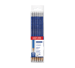 Boite de 12 Crayons à papier HB STAEDTLER avec gomme - Crayons à