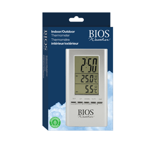 Thermomètre intérieur/extérieur de BIOS Weather