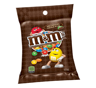 M&M'S Tablette de chocolat au lait avec M&M'S minis et éclats de