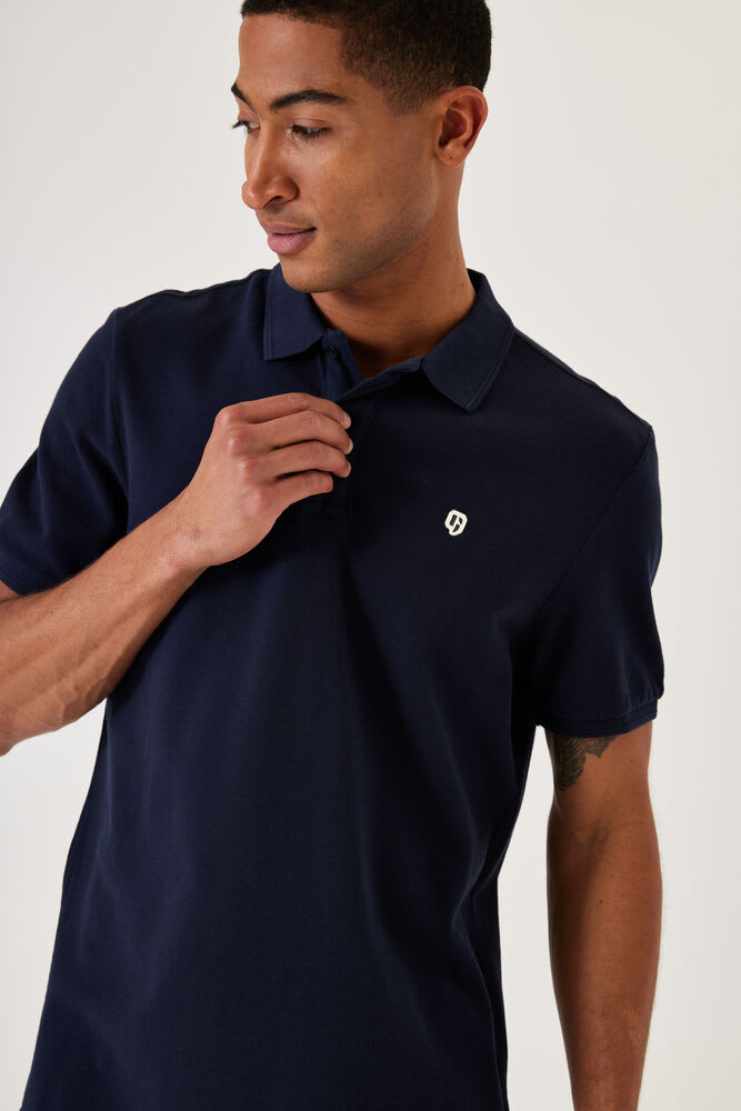 Klooster licentie Bourgeon garcia polo donkerblauw | Jeans Centre