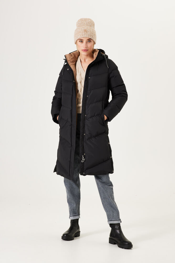 Schwarze Pufferjacke GARCIA 