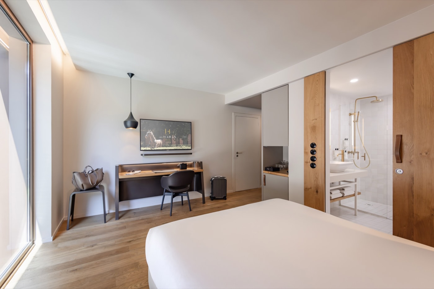 A Superior room at the hotel Les Haras
