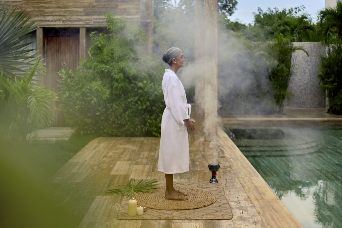 Un ritual en el spa del Waldorf Astoria Riviera Maya