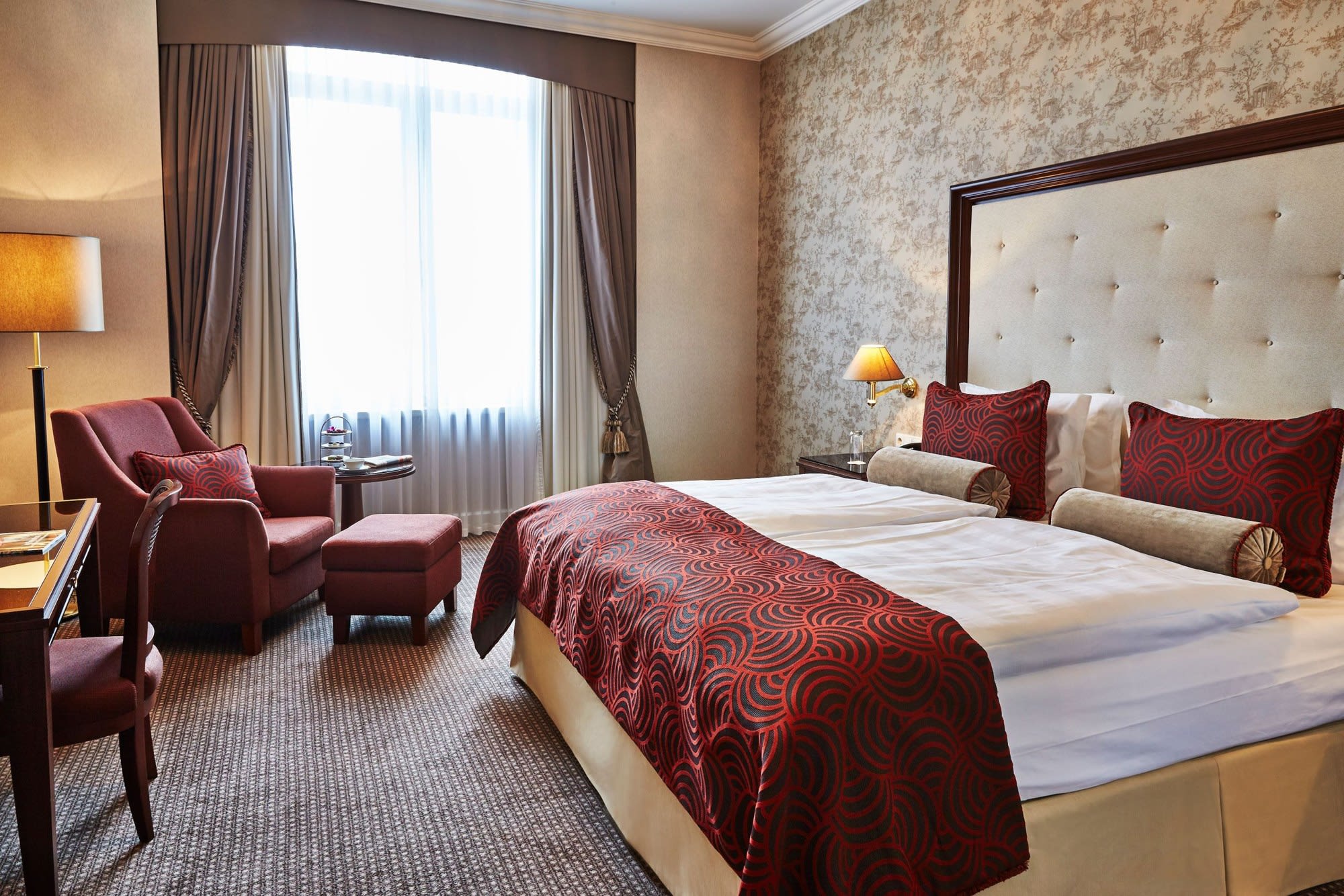 A room at the Steigenberger Icon Frankfurter Hof in Frankfurt, a hotel of Deutsche Hospitality, a subsidiary of H World