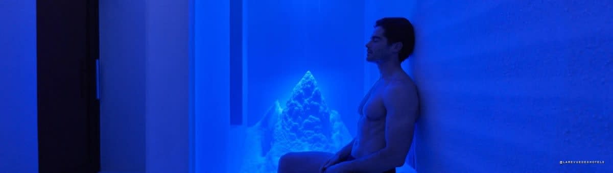 Salle de froid du spa Decorté à l'Hôtel Fouquet's Paris