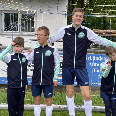 Fußball- Kids Gruppenbild