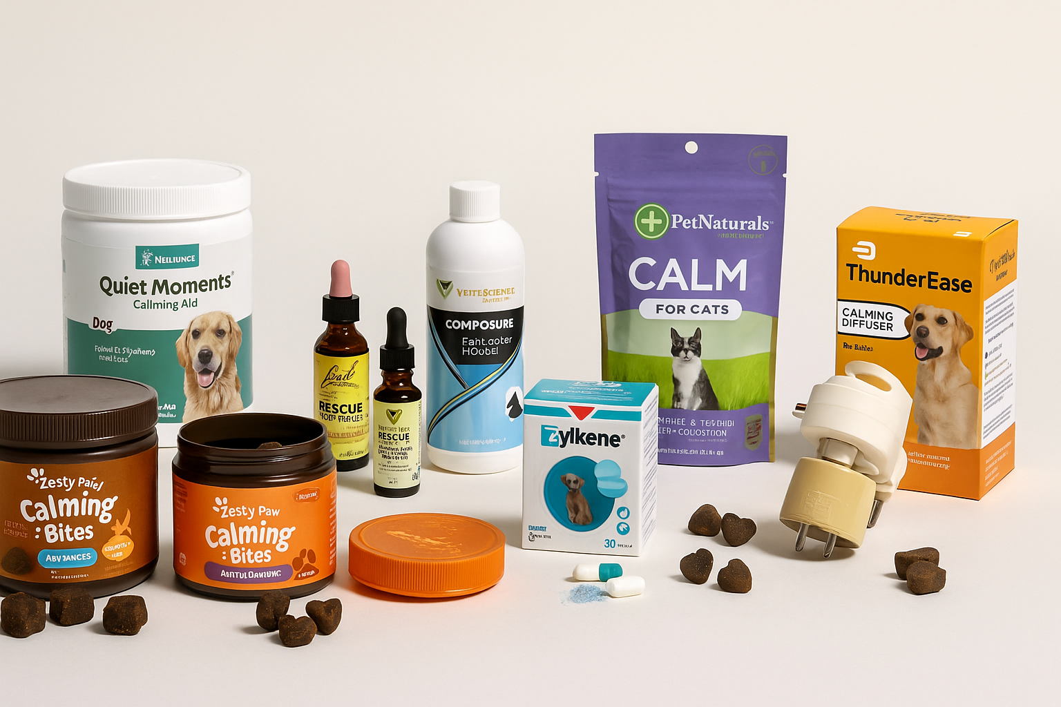 Top 10 Calming Treats and Supplements for Anxious Pets in…