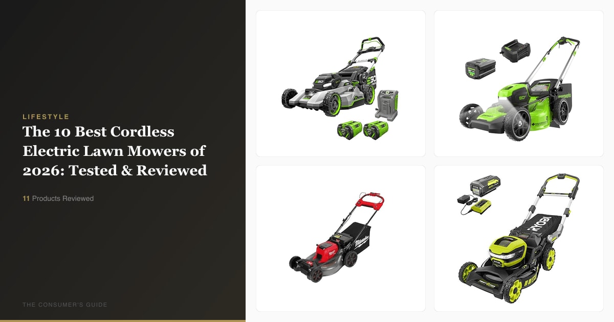 The 10 Best Cordless Electric Lawn Mowers of 2026