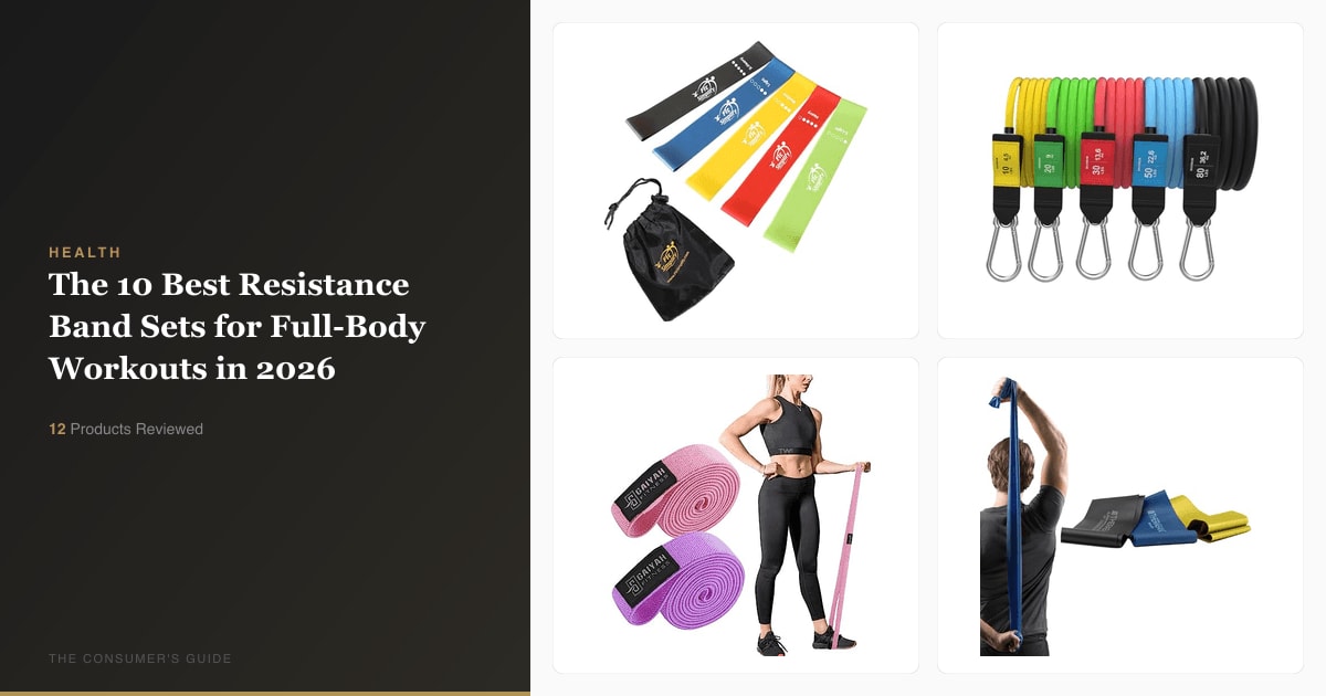 The 10 Best Resistance Band Sets for Full-Body Workouts in…