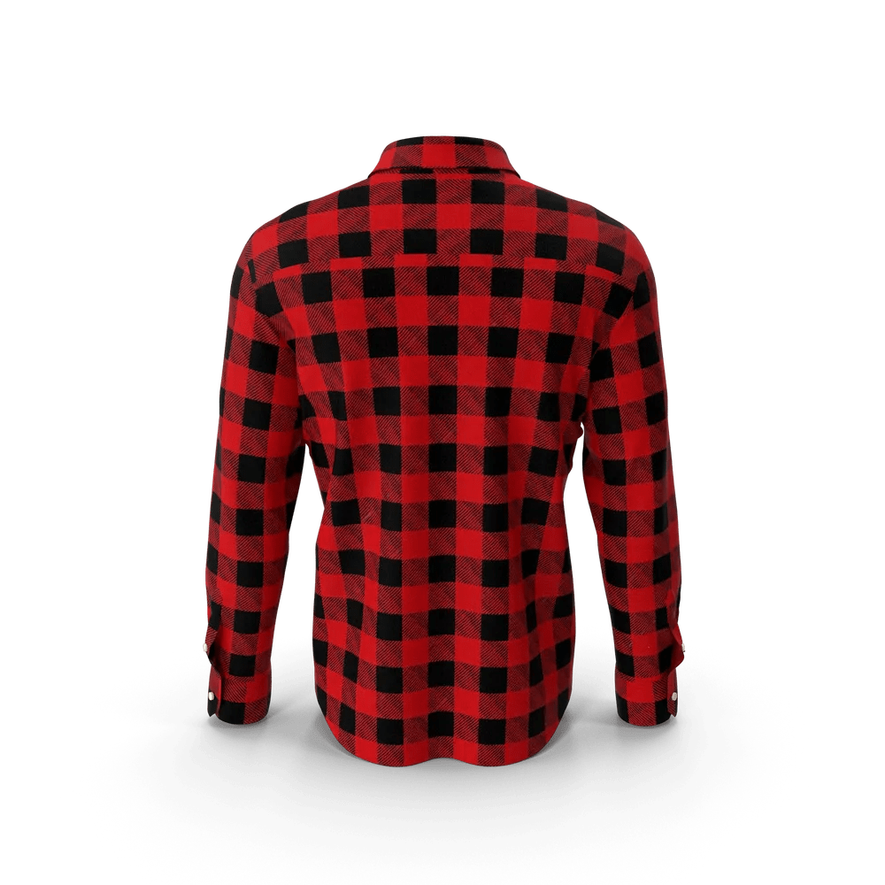 Camisa de franela a cuadros (M) — foto 3