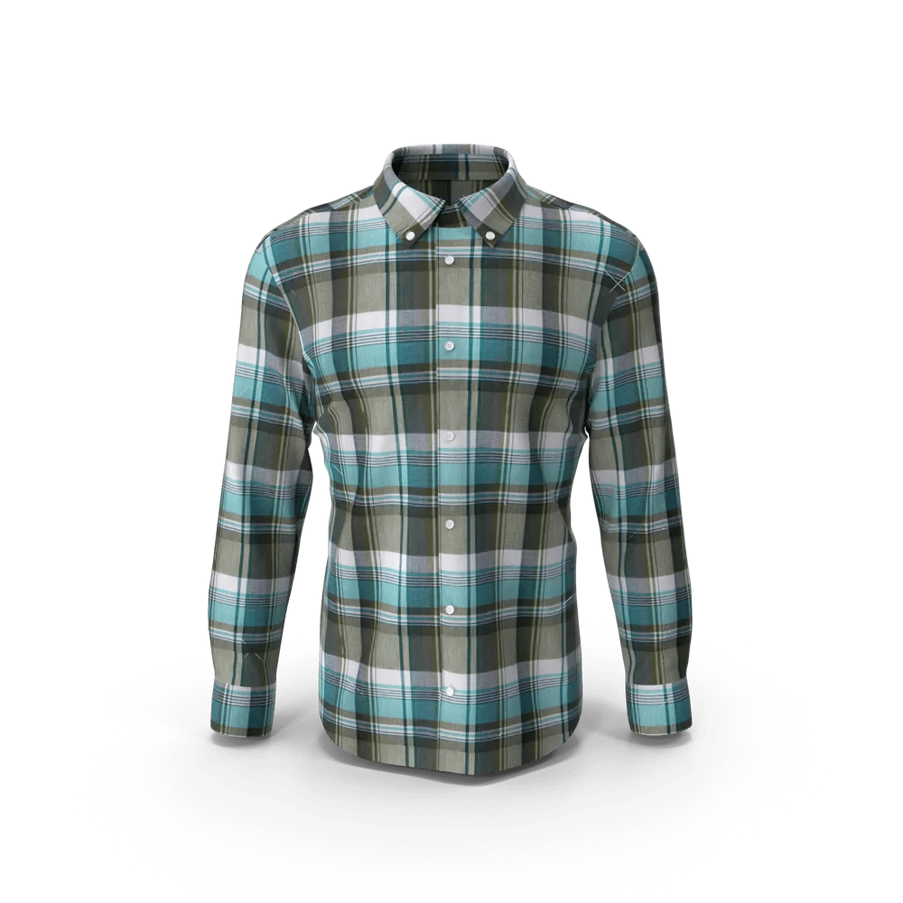 Camisa a cuadros clásica (XL)