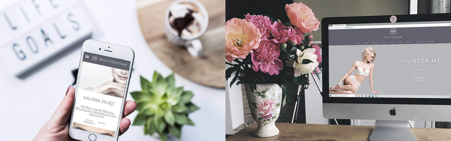Strona internetowa Beauty Boutique realizacja jegla Studio