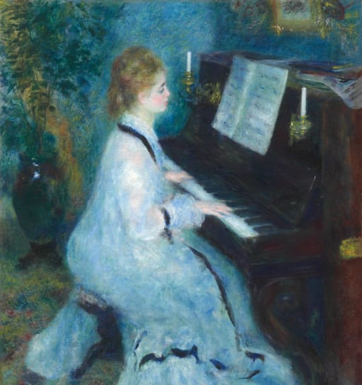 Woman at the Piano