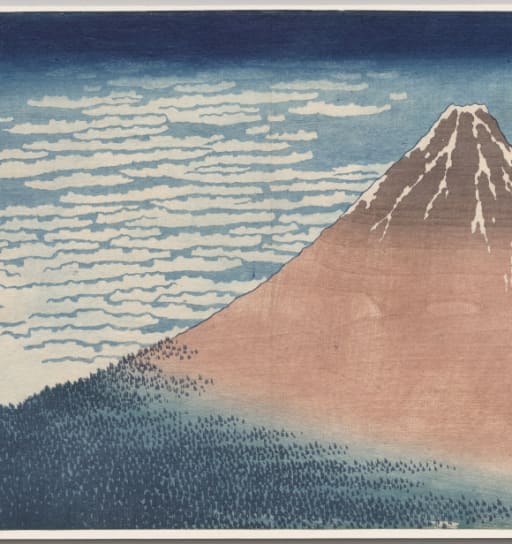 South Wind, Clear Sky, from Thirty-Six Views of Mount Fuji