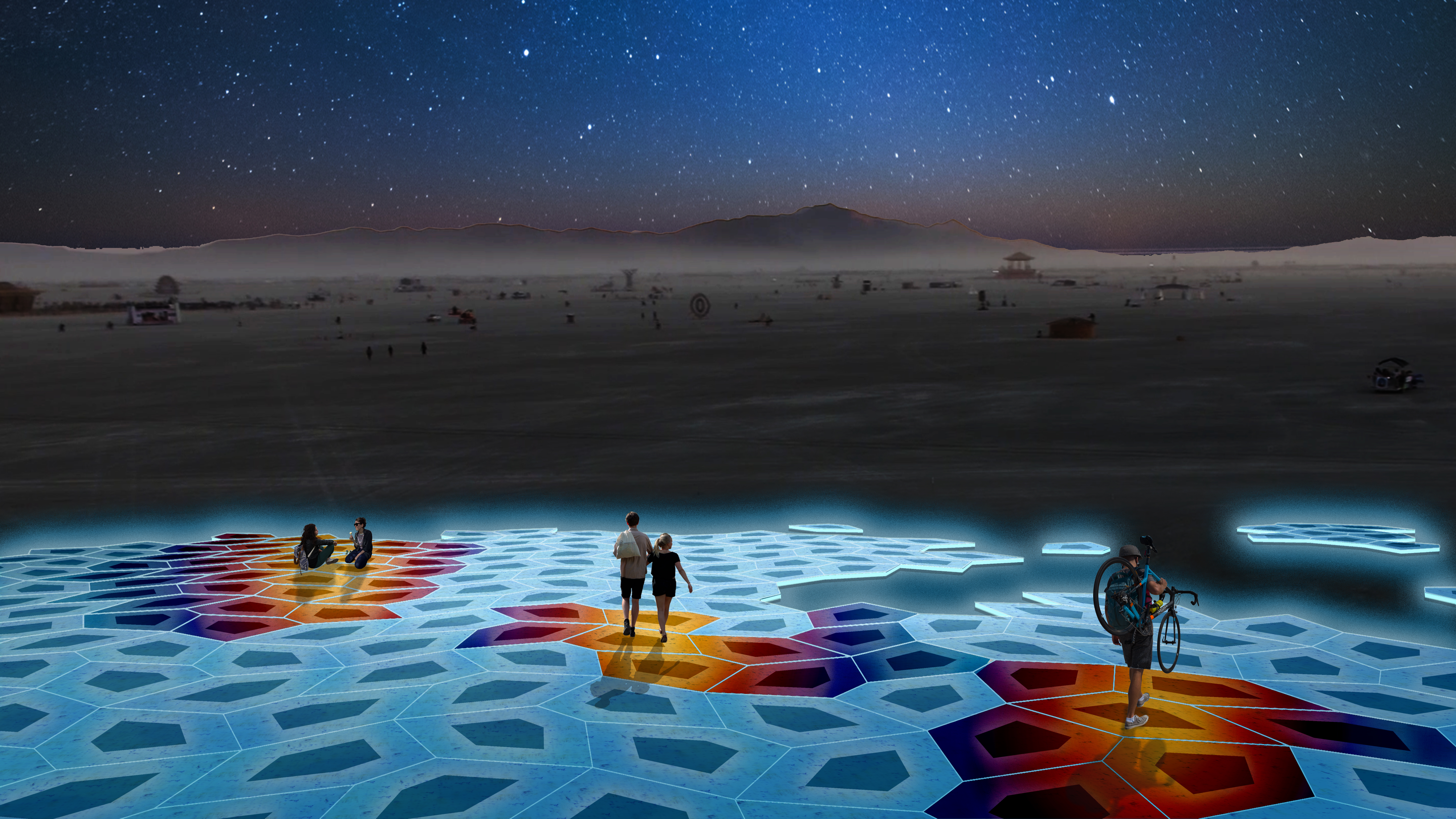 The Last Ocean, by Jen Lewin 2022. Concept Rendering. Night View The Last Ocean, by Jen Lewin 2022. Concept Rendering.