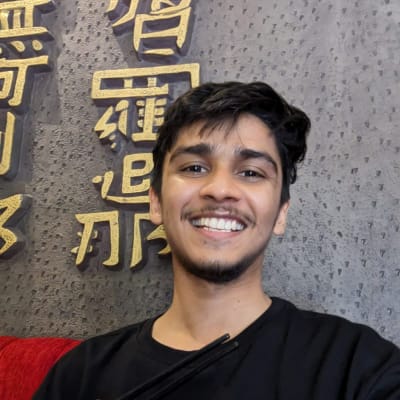 Jenish Jain smiling