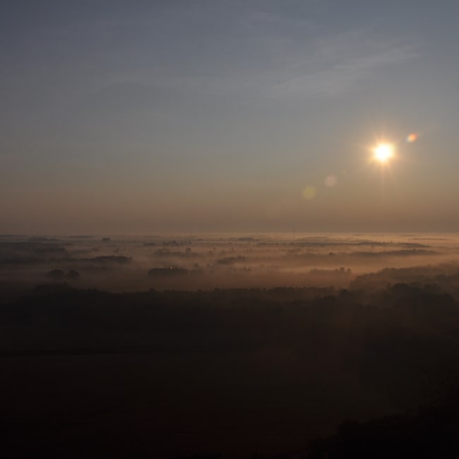 Sunrise from the clouds