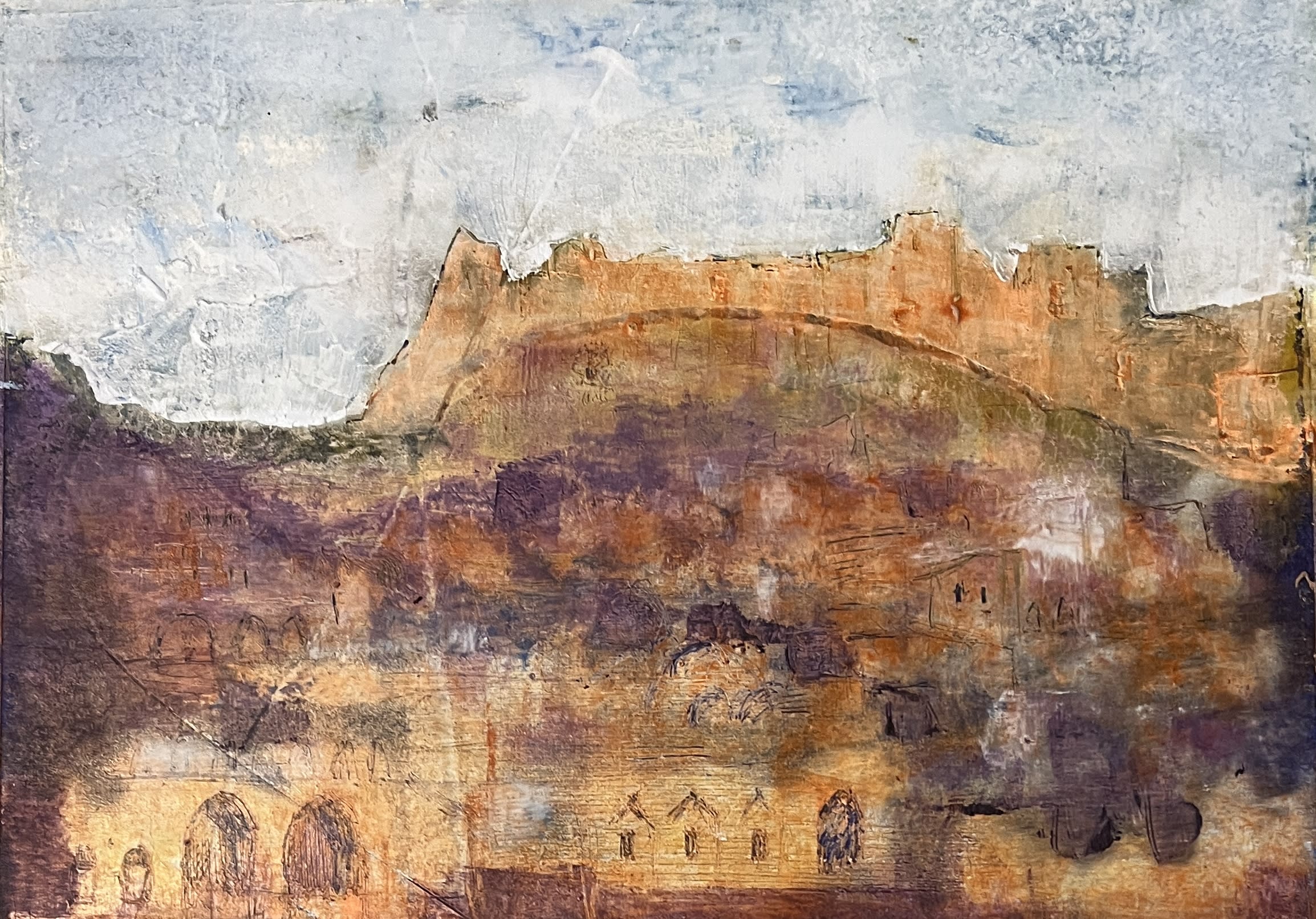 a small work capturing the timeless feel of this city where cultures have combined through the ages.